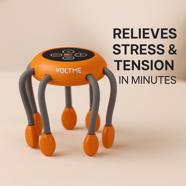 ZELVO Scalp Massager – Stress Relief, Relaxation & Circulation Anywhere