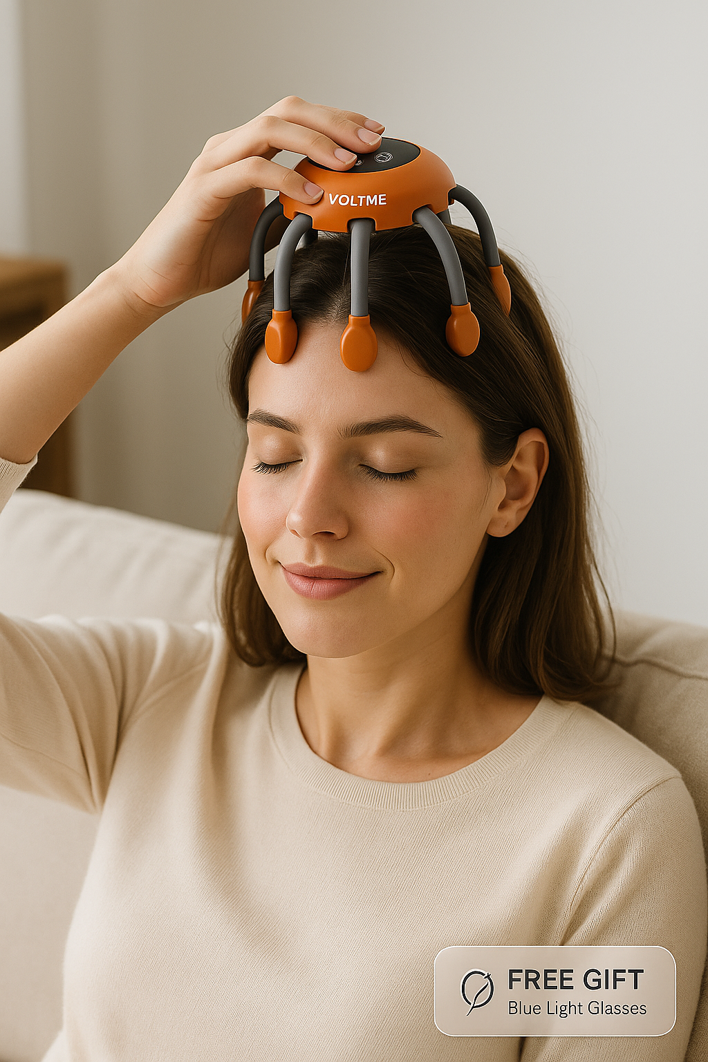 ZELVO Scalp Massager – Stress Relief, Relaxation & Circulation Anywhere